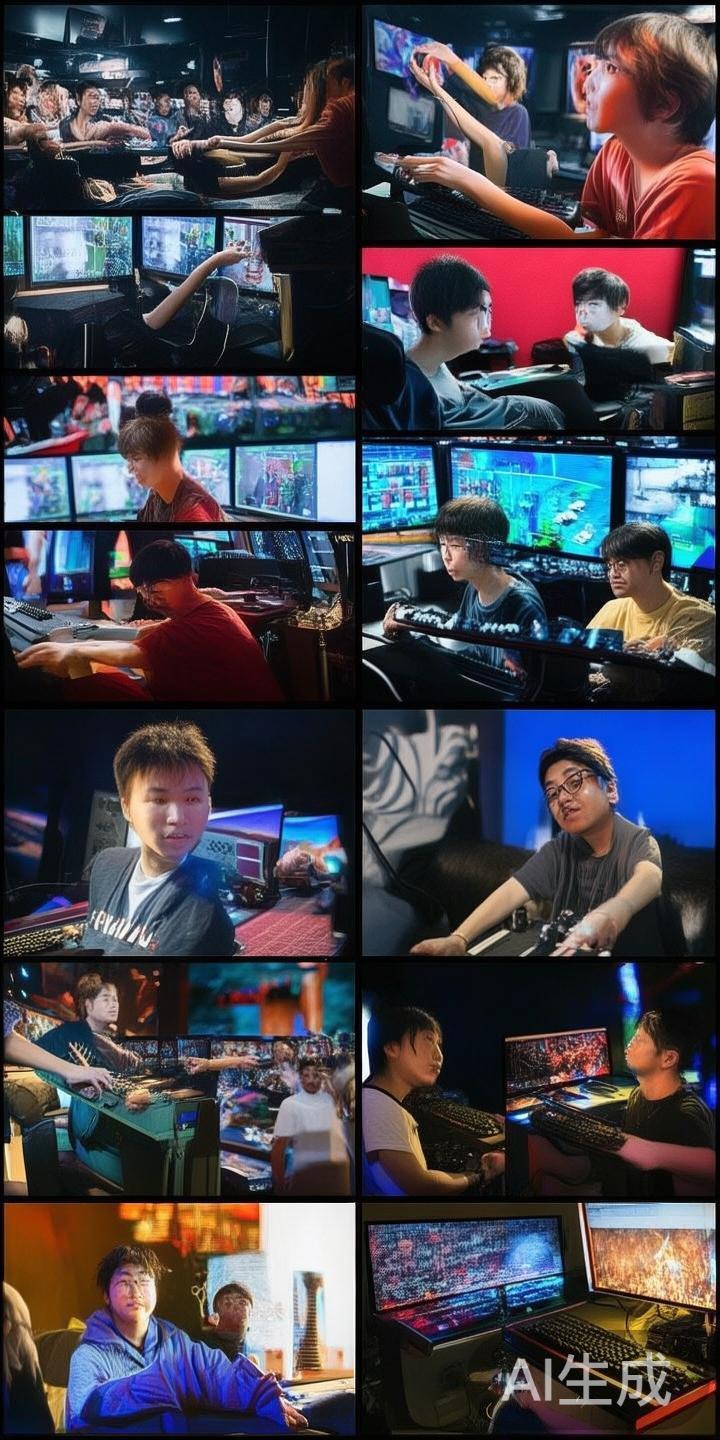 很多人对电竞选手的印象停留在比赛时的激烈对抗，却很